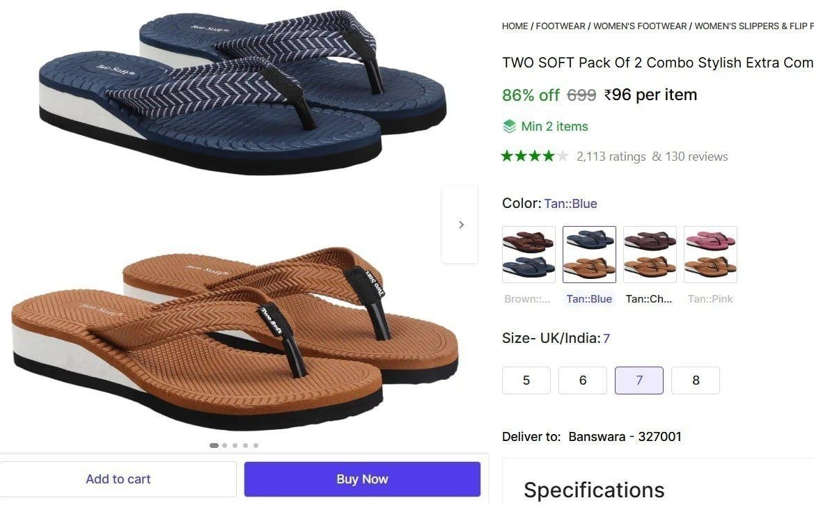 Soft Daily Wear Slippers 96