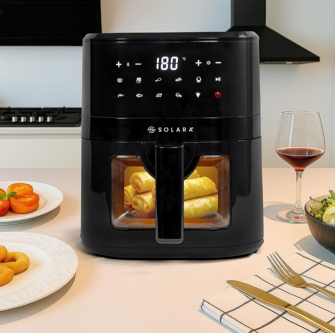 Solara Air Fryer For Home 4 5l With See Throu