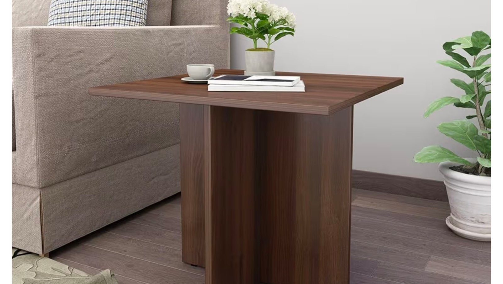 Solid Engineered Wood Side Table 1274