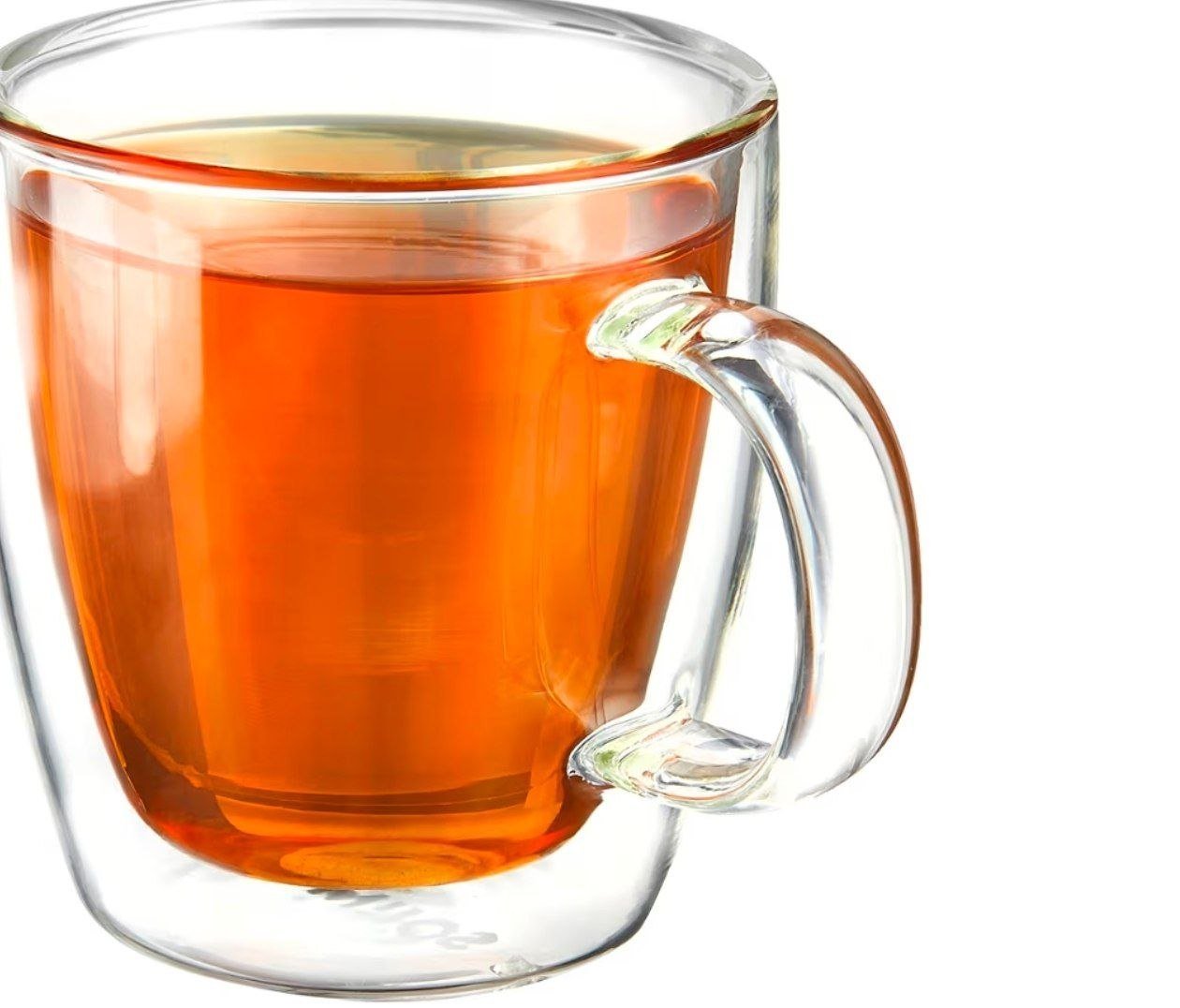 Solimo Borosilicate Glass Tea Cup Of 4 (170 Ml Eac
