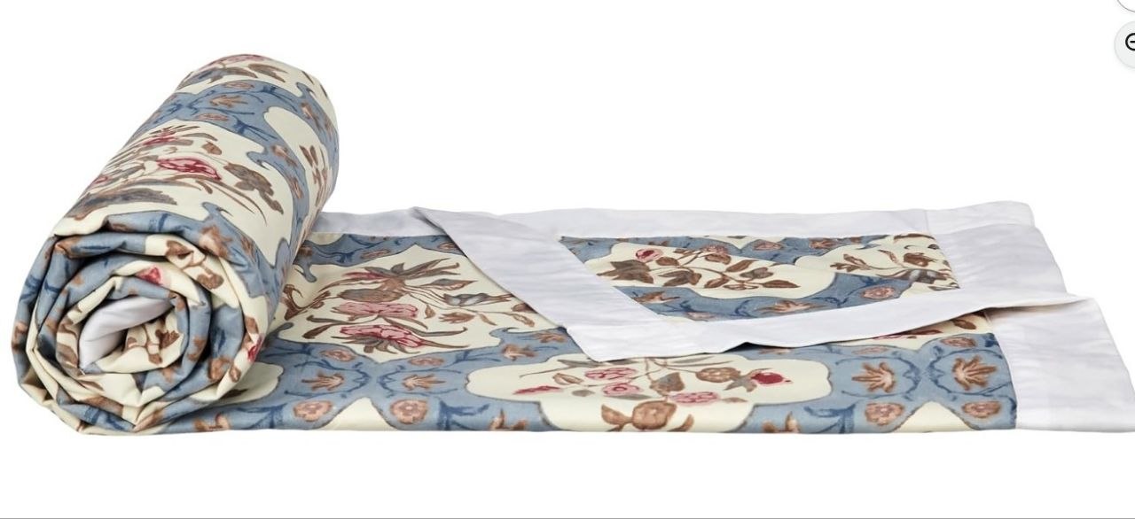 Solimo Single Microfiber Quilt 100 Microfiber Exterior 120 Gsm 321
