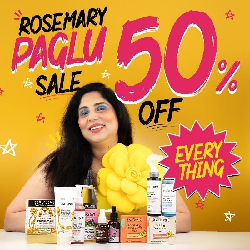 Soulflower Rosemary Paglu Sale 50 On Hair Gro