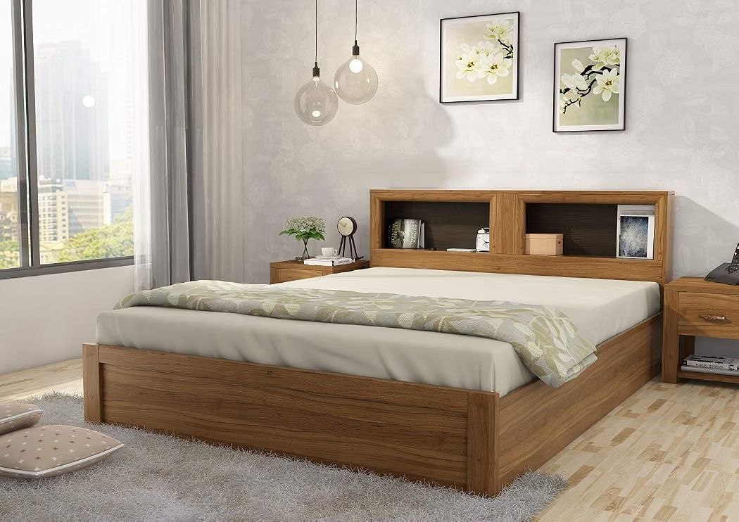 Spacewood King Size Wood Bed13 653