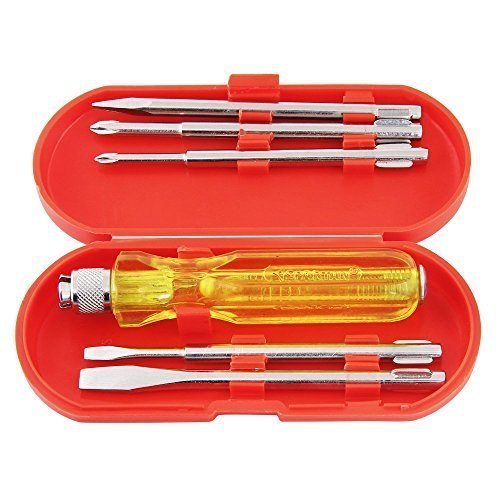 Spartan 5-in-1 Pc Screw Driver Set With 2 Fla