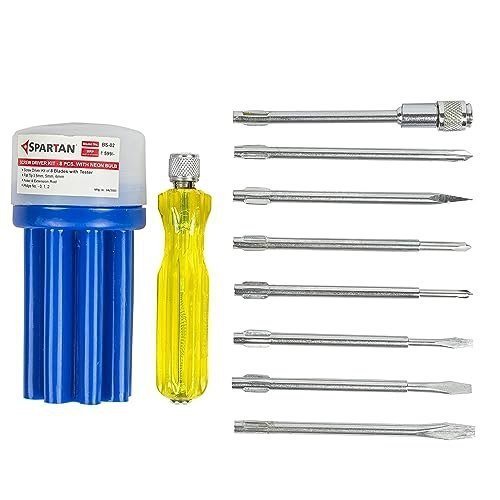 Spartan Bs-02 8-in-1 Pc Screw Driver Kit With
