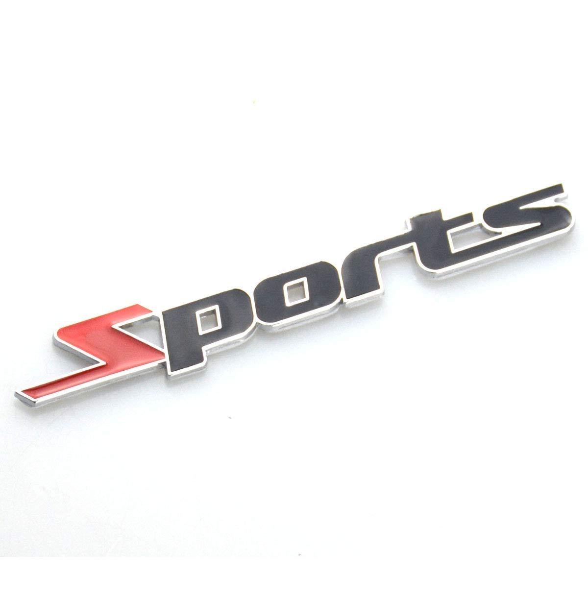 Sports Black Racing Sports Sticker 3d Car Chrome Badge Logo Sticker 277