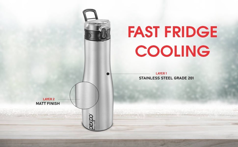 Stainless Steel Bottle 970ml Pack Of 2 404