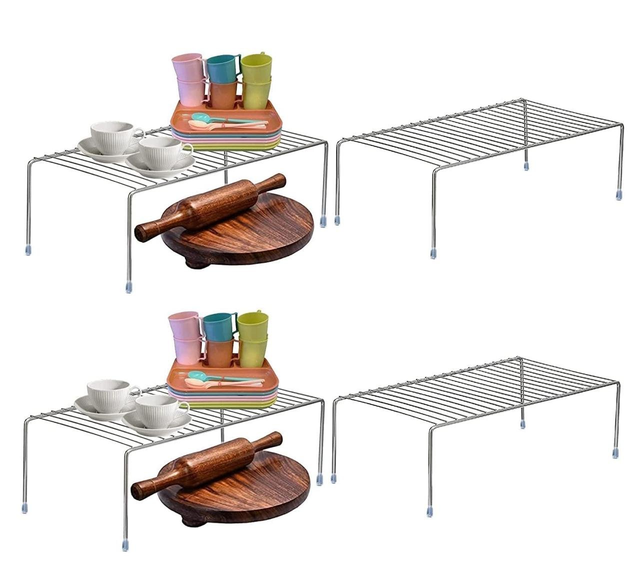 Stainless Steel Kitchen Dish Rack Expandable Stora