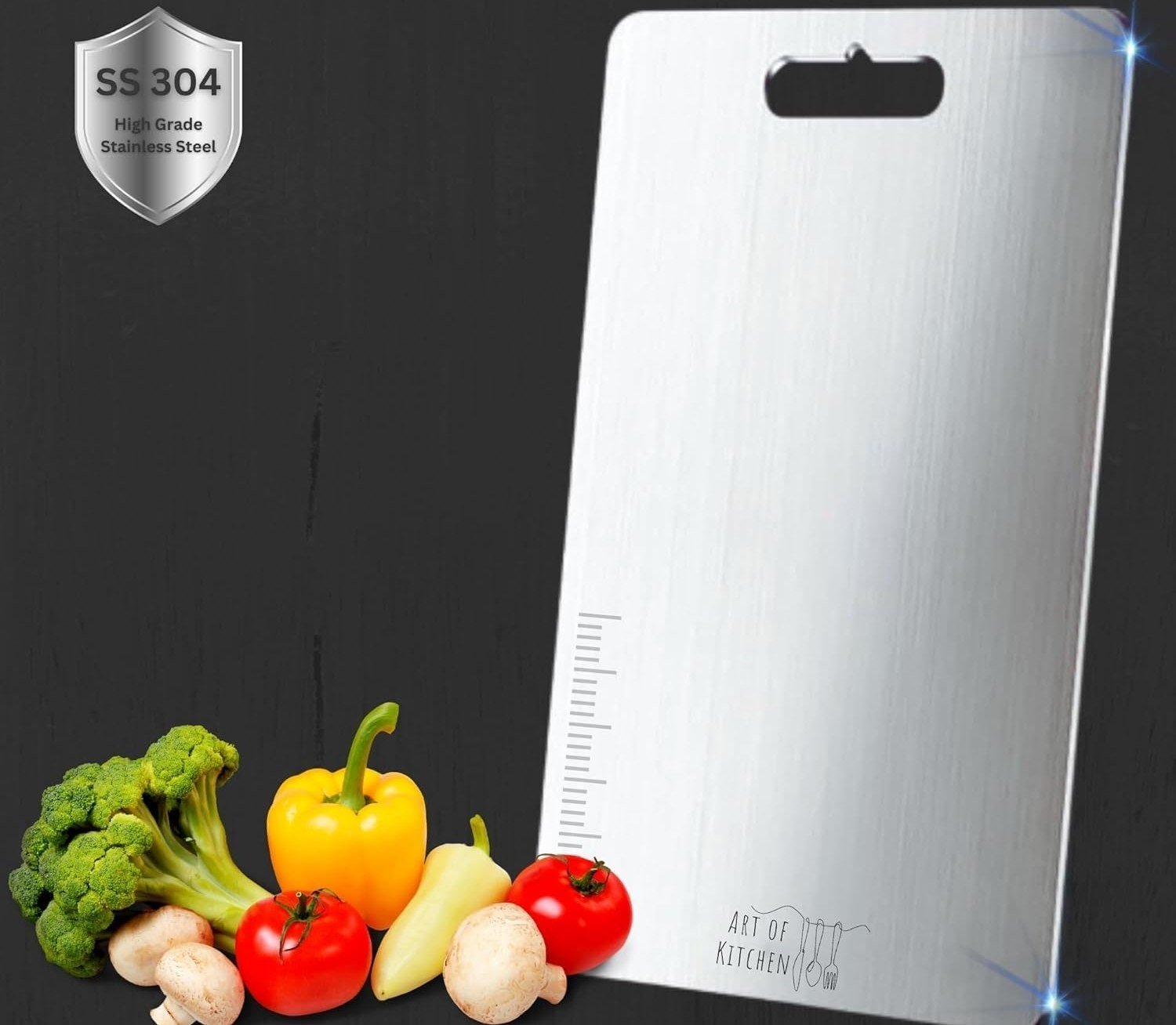 Steel Chopping Board 129