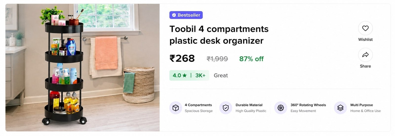 Storage Trolly 268