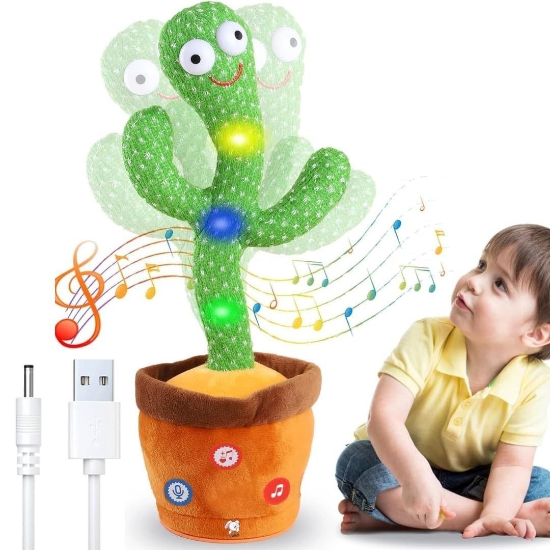 Storio Rechargeable Toys Talking Cactus Baby Toys 