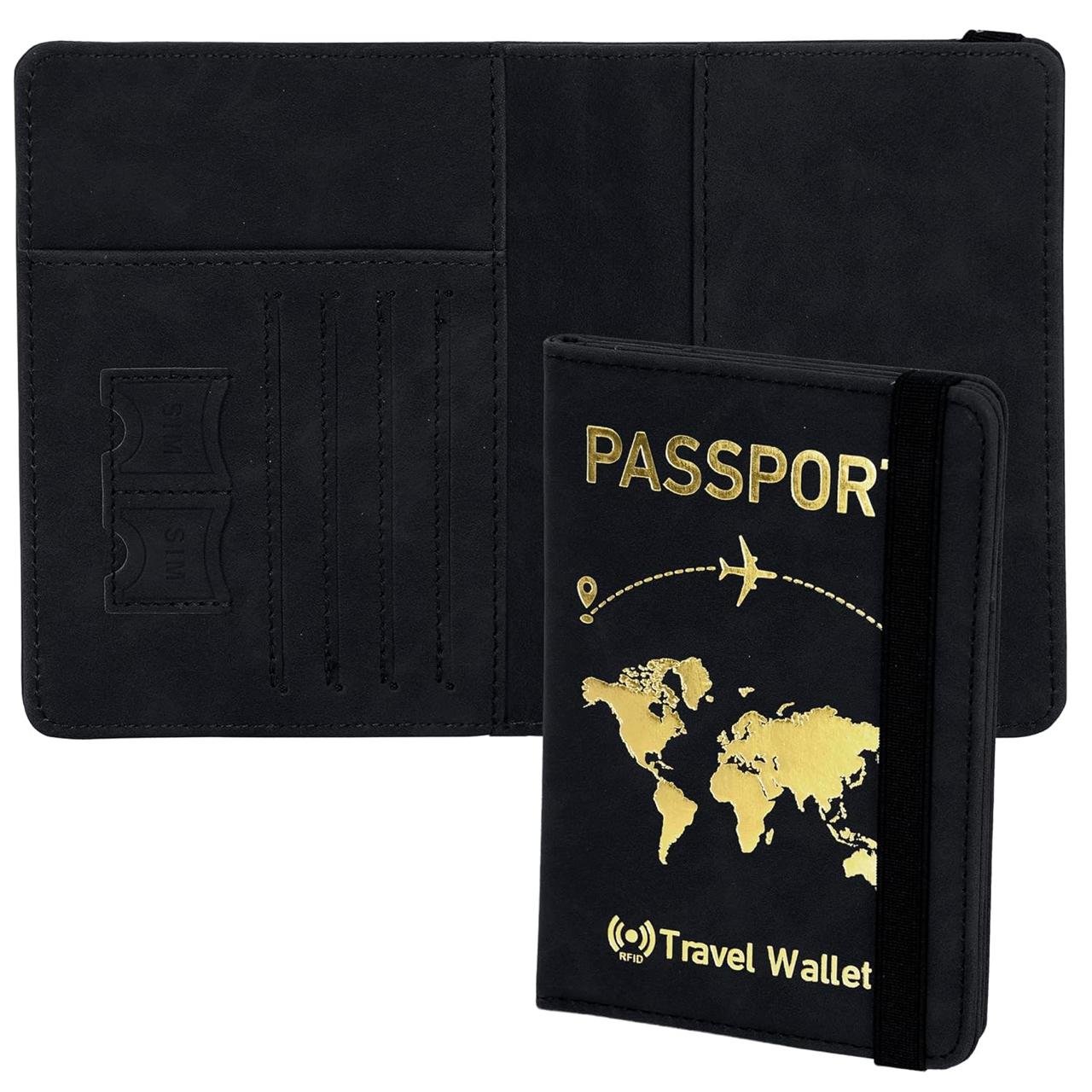 Storite Rfid Blocking Pu Leather Passport Hol