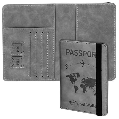 Storite Rfid Blocking Travel Passport Holder 