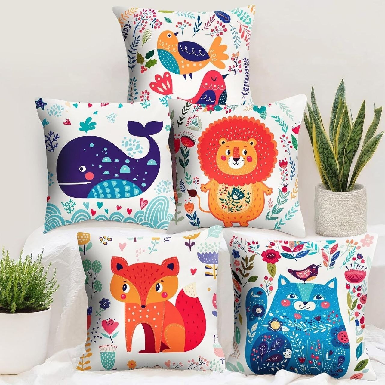 Story Home Multicolor Cartoon Baby Animal Cus