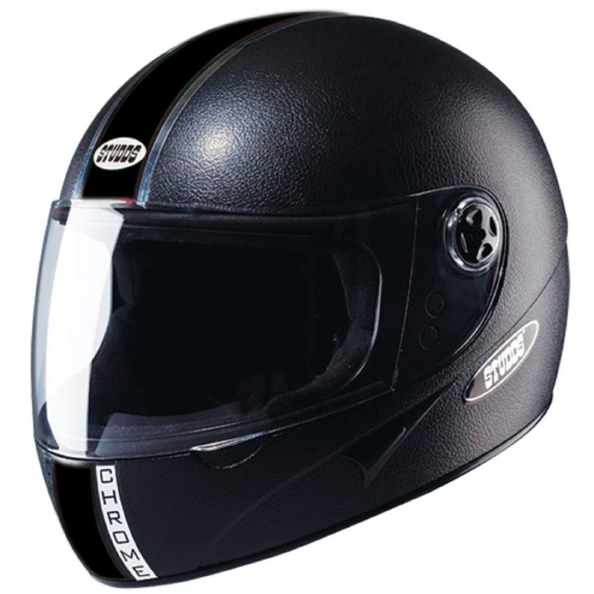 Studds Chrome Eco Full Face Helmet- Black (l)