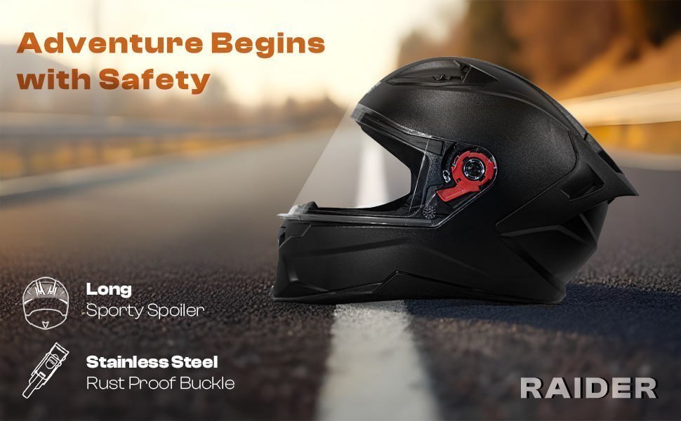 Studds Raider Isi Certified Full Face Helmet 873
