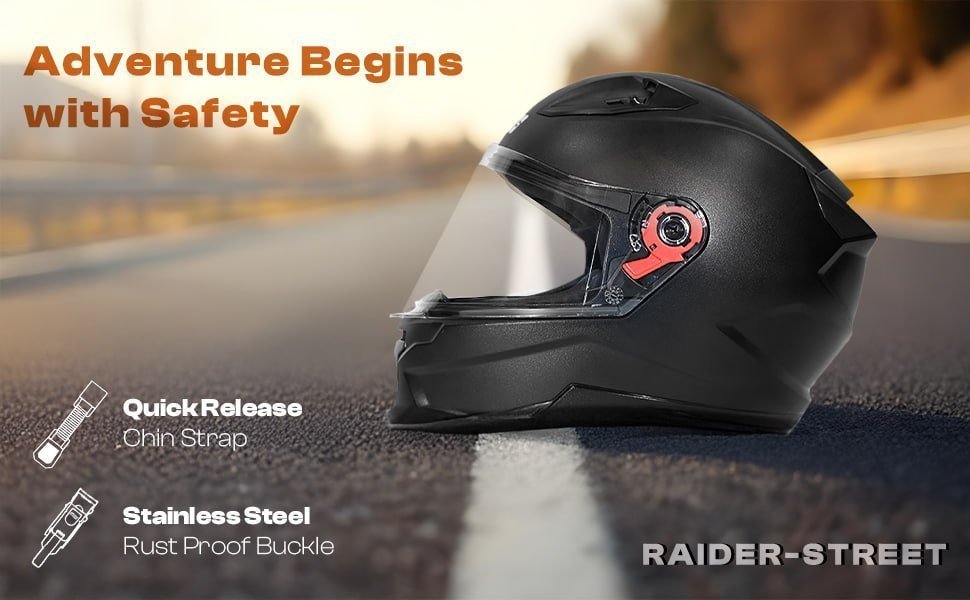 Studds Raider Street Full Face Helmet (l) 930
