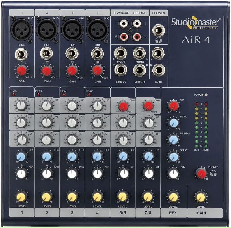 Studiomaster Audio Mixer 6 128