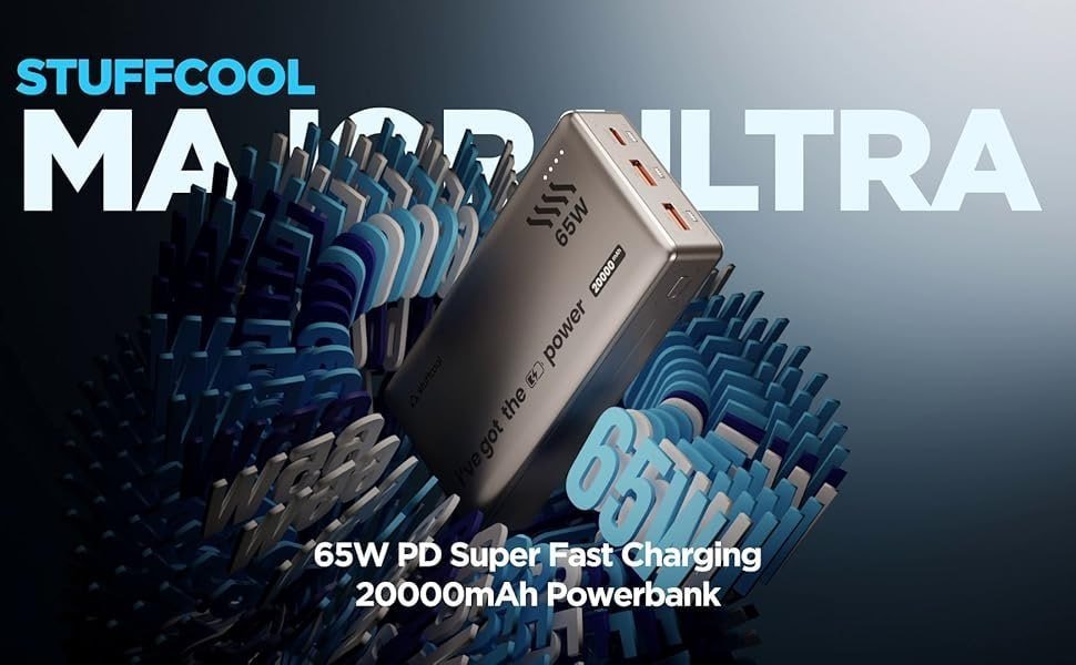 Stuffcool Major Ultra 65w 20000 Mah Powerbank 2522