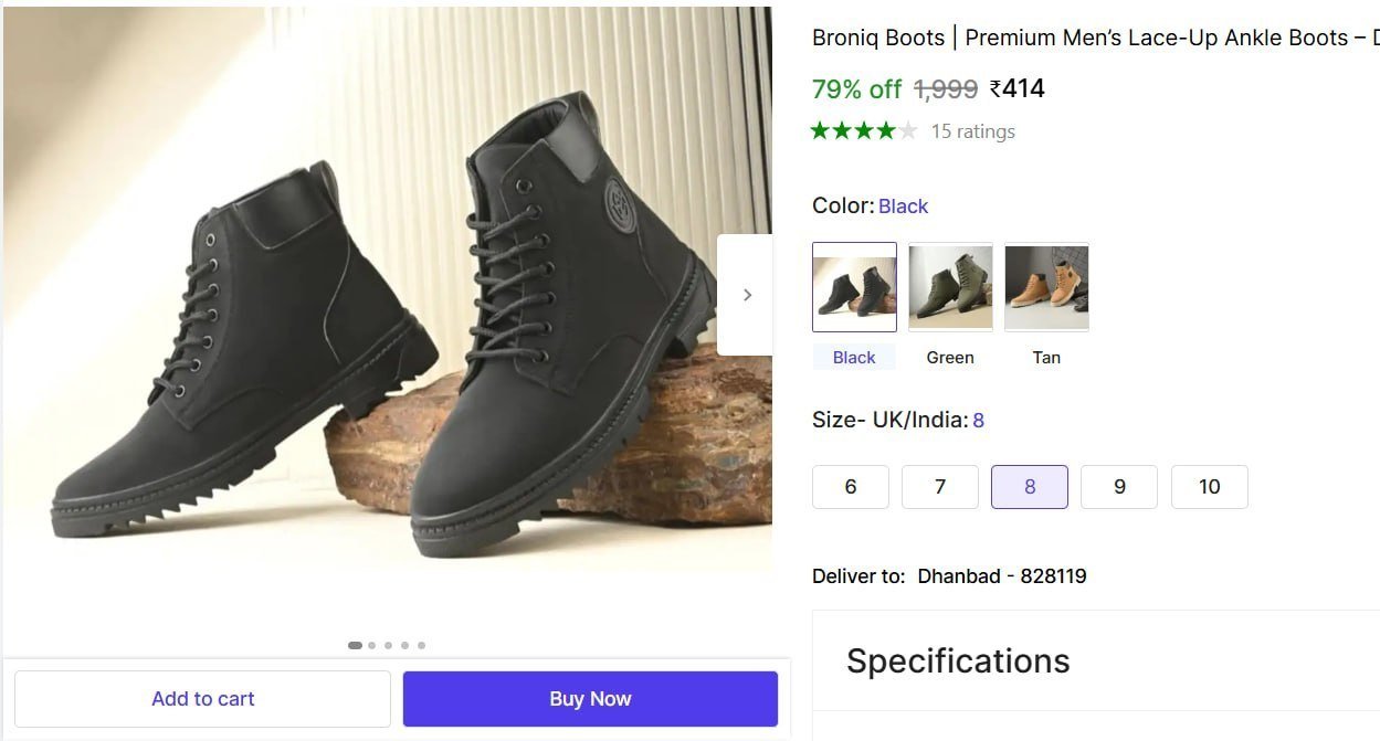 Stylish Boots For Men (green) 414