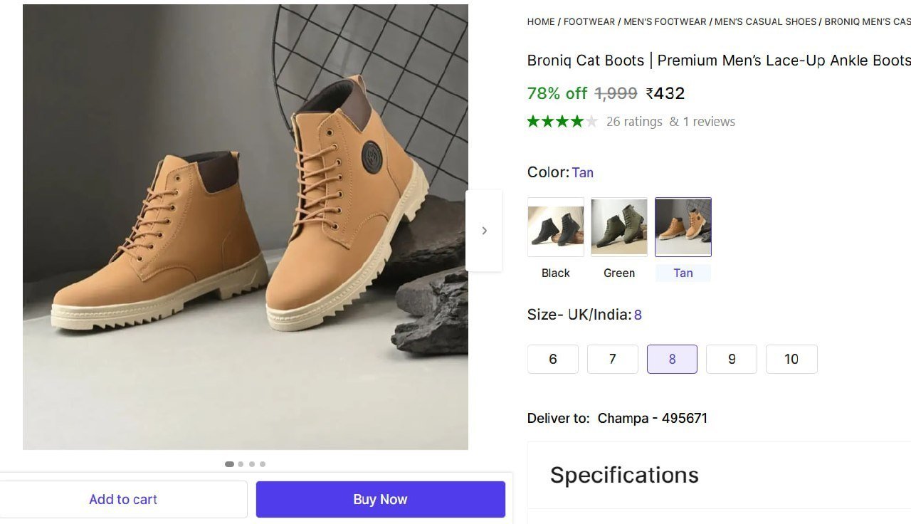Stylish Boots For Men (green) 432