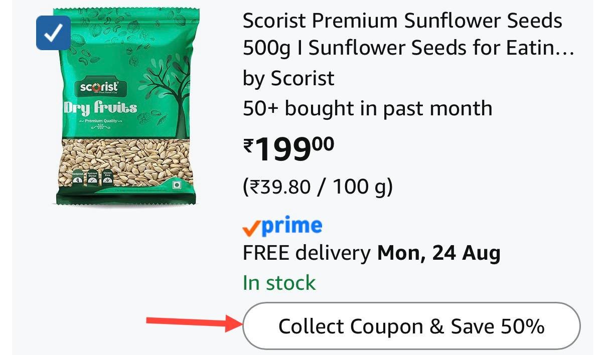 Sunflower Seeds 500g 100 50