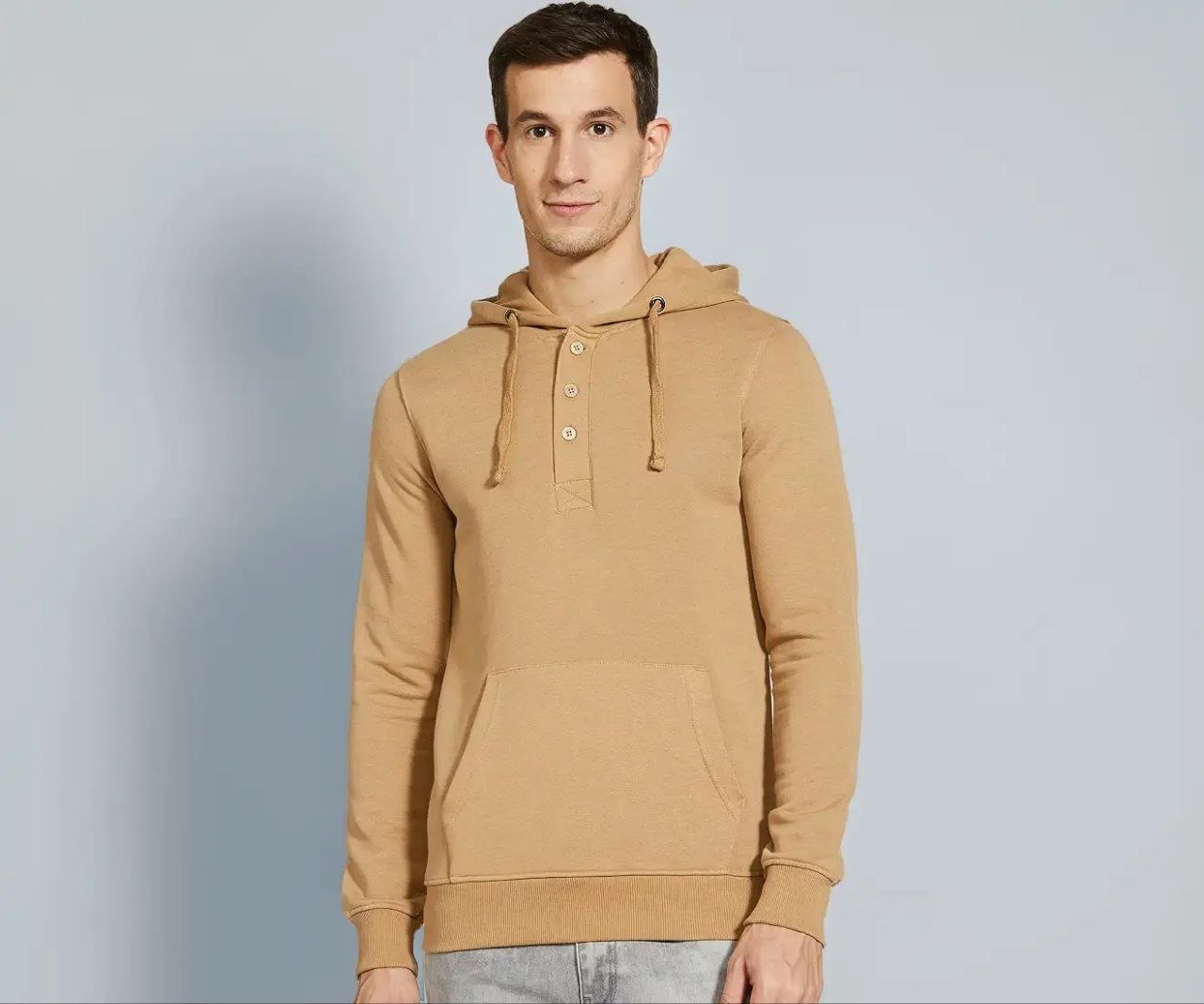 Symbol Men S Cotton Hooded Sweatshirt