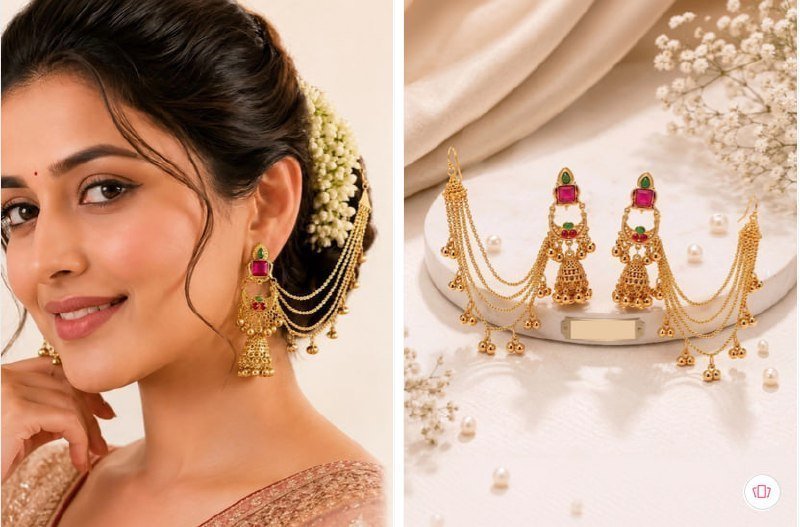 Szn Contemporary Jhumkas Earrings Around 1492