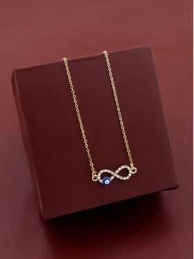 Szn Women Gold-plated Handcrafted Necklace And Cha