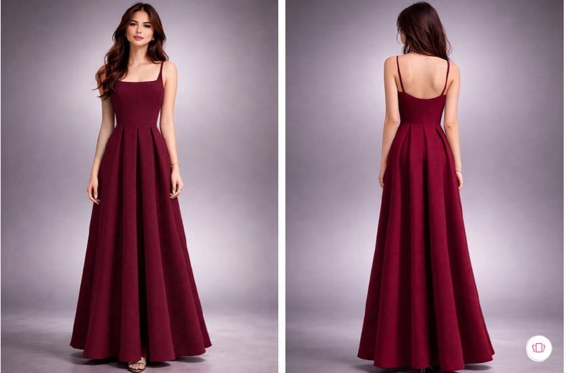 Szn Women Wine Solid Sleeveless Maxi Dress 45