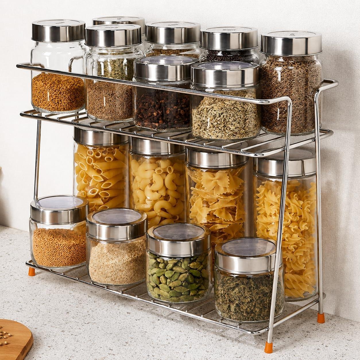 Tabletop Spice Rack For Your Kitchen Countertop Sp