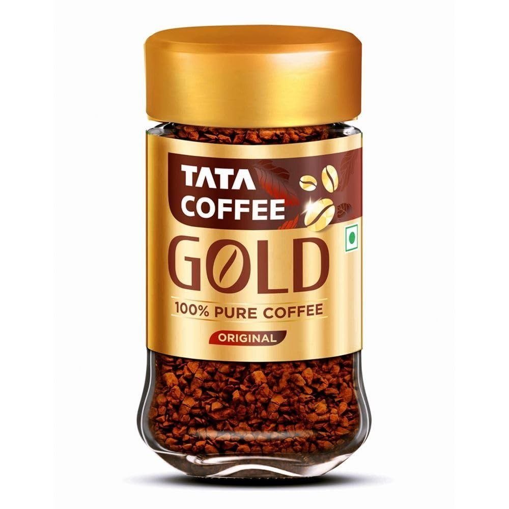 Tata Coffee Gold Original Instant Pure Coffee Jar 