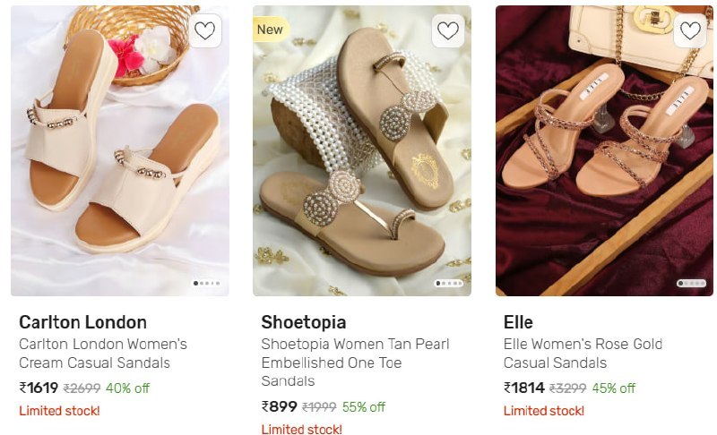 Tatacliq Her Footwear Sale Is Live Up To 80 O