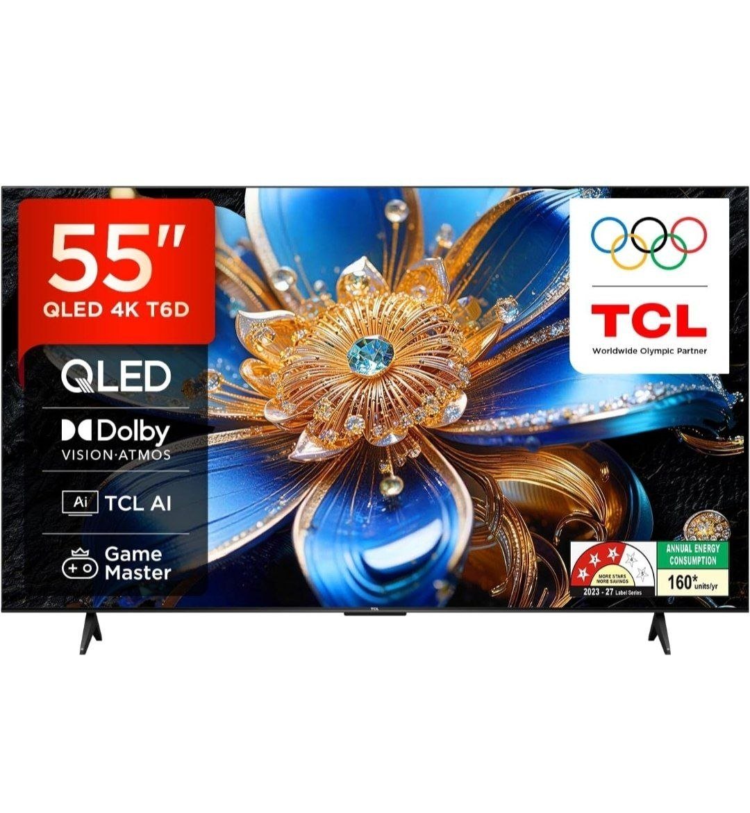 Tcl 139 Cm (55 Inches) 4k Ultra Hd Smart Qled