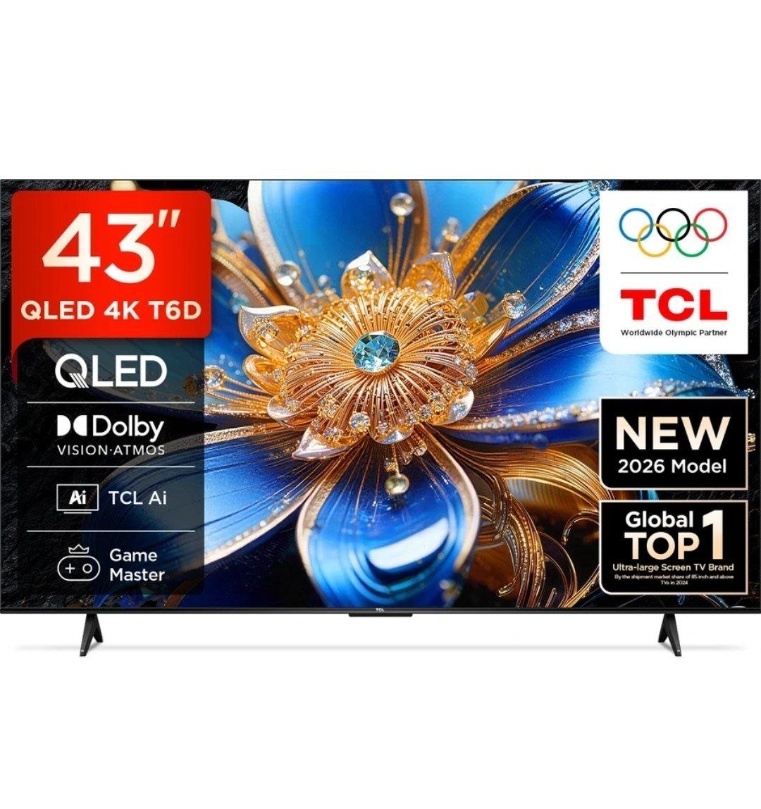 Tcl T6d 107 95 Cm (43 Inch) Qled Ultra Hd (4k) Sma