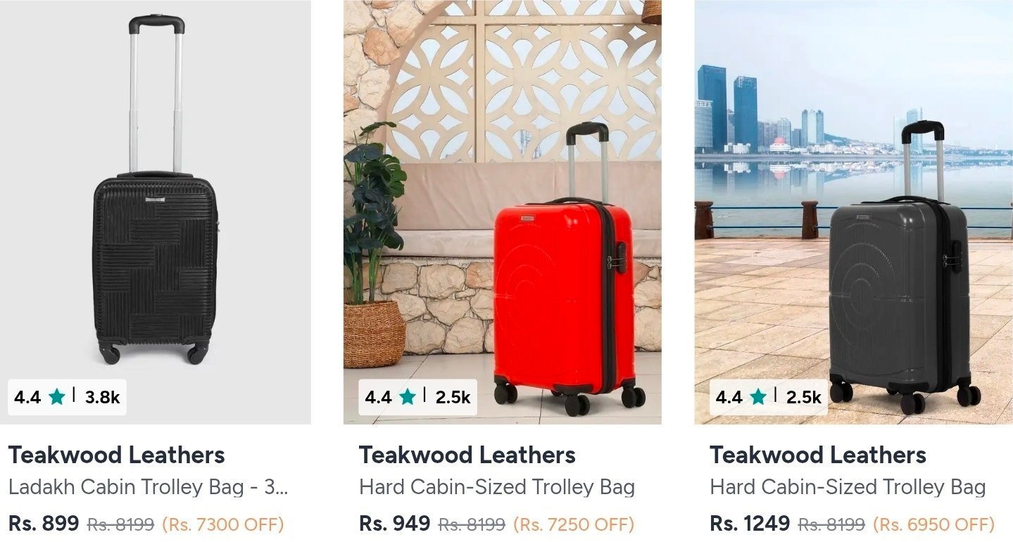 Teakwood Trolley From 899
