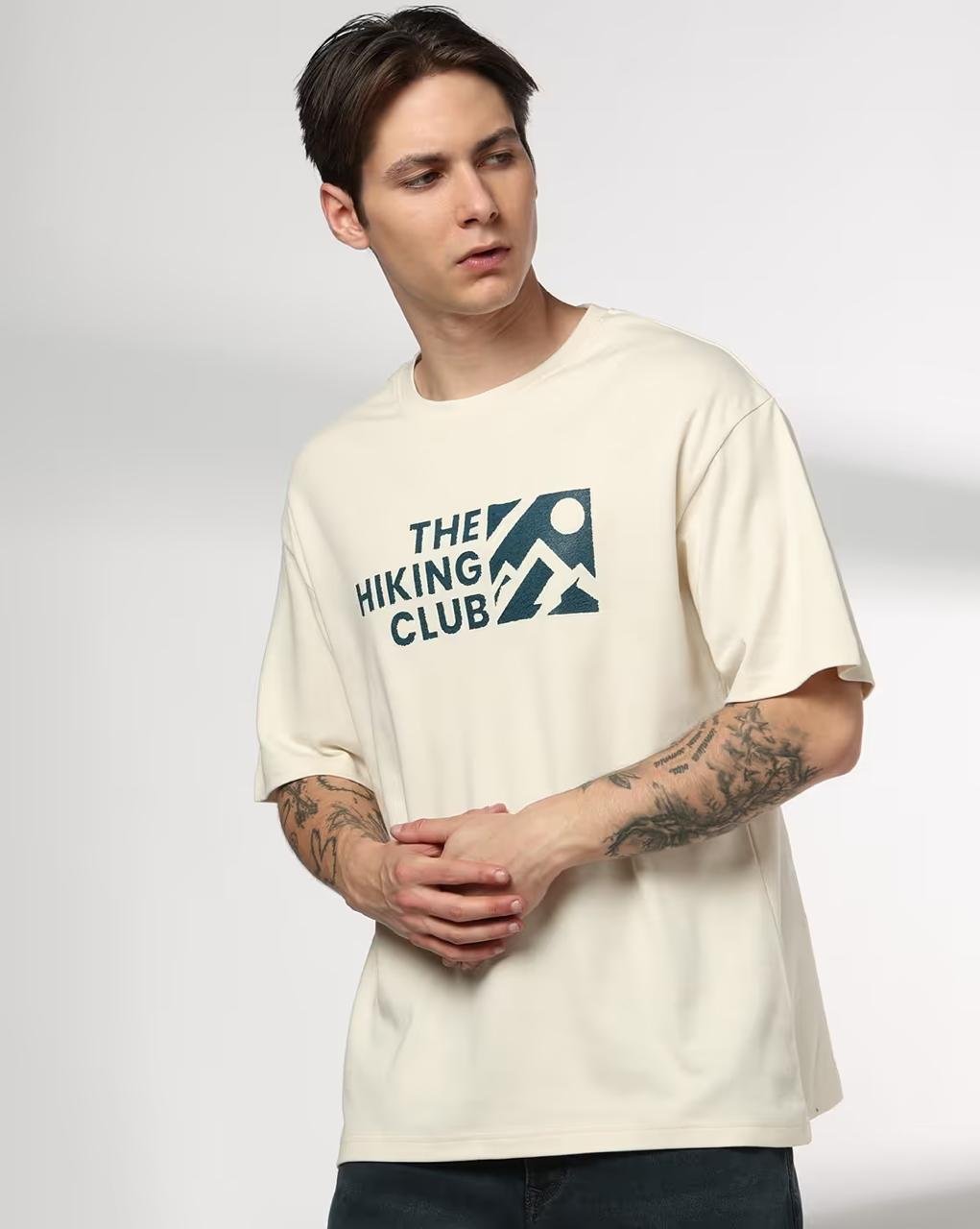 Teamspirit Men Graphic Print Regular Fit Crew