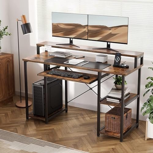 Tekavo Trio Computer Table For Home Pc Office