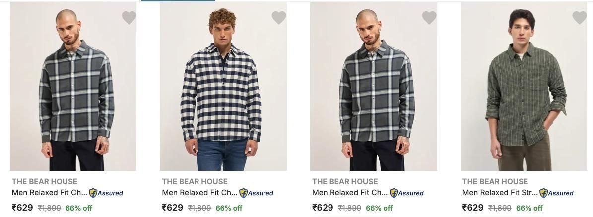 The Bear House Men S Shirts At Minimum 65