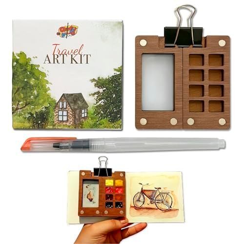 The Crafthives Mini Travel Art Kit Portable W