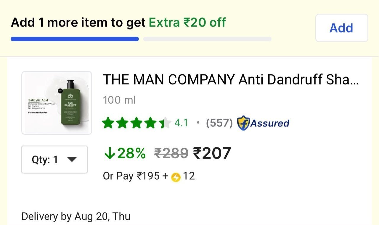 The Man Company Anti Dandruff Shampoo 100 Ml 