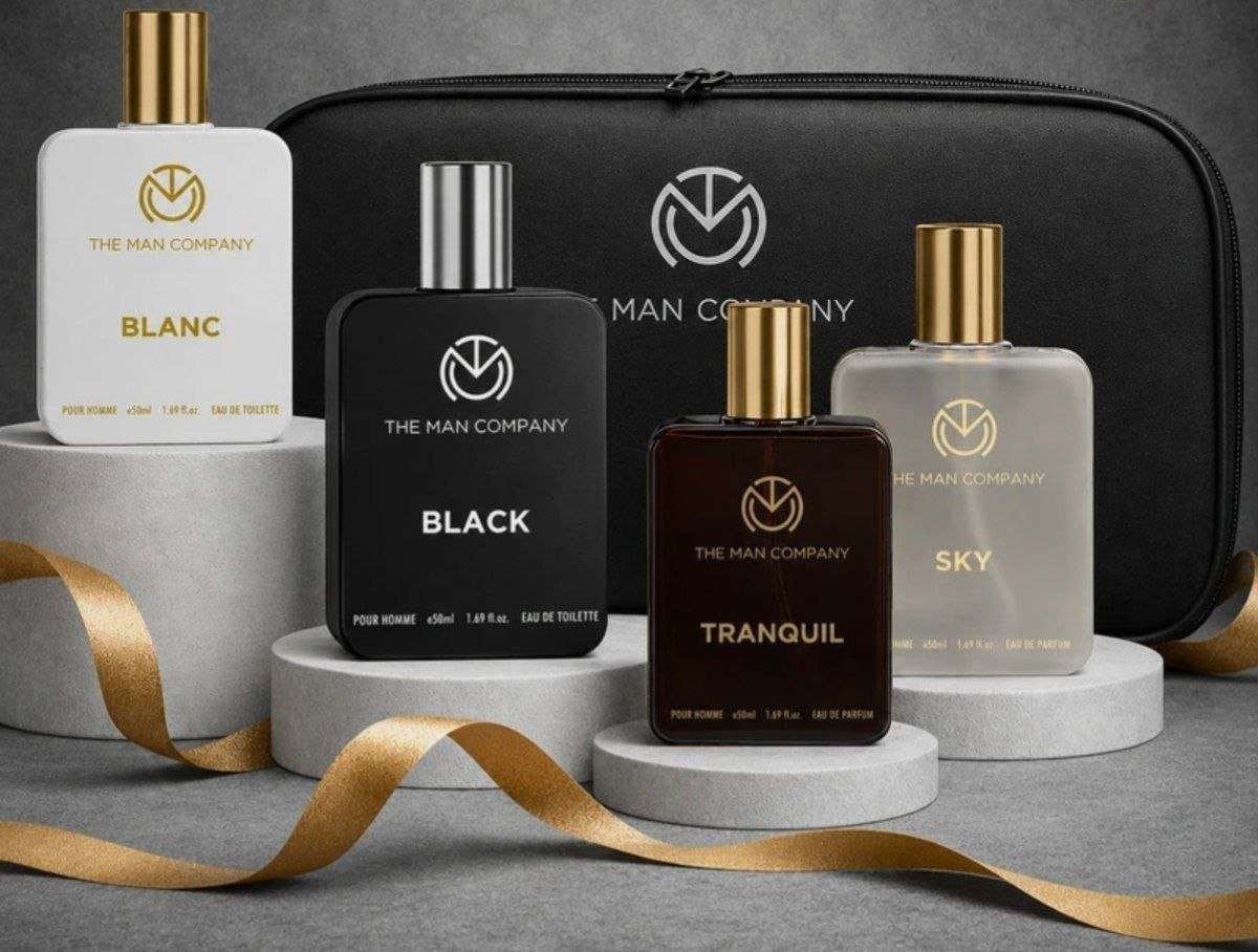 The Man Company Perfume Gift Set Of 4 456(with )