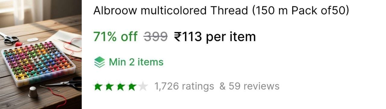 Thread Set (50 Pcs) At 113