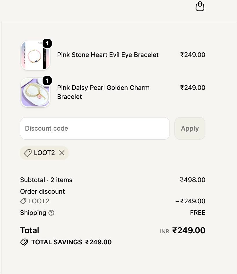 Tiaraa New Bracelets Get 2 Bracelets 249 Inr 