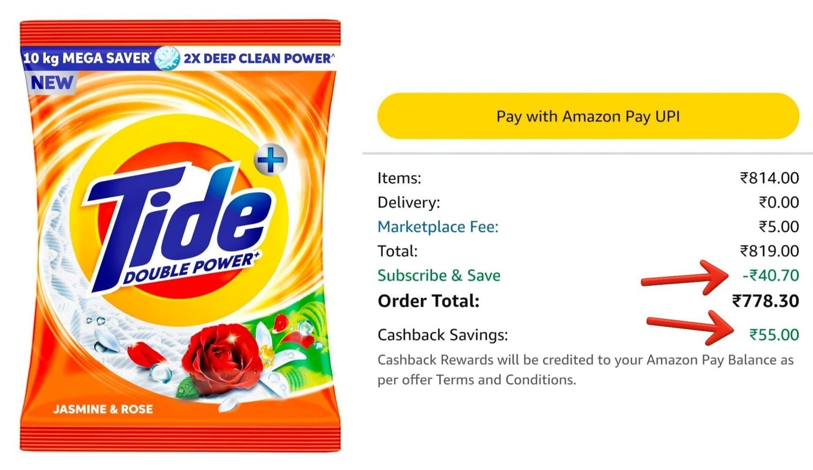 Tide 10kg Detergent At Just 723collect For Ca
