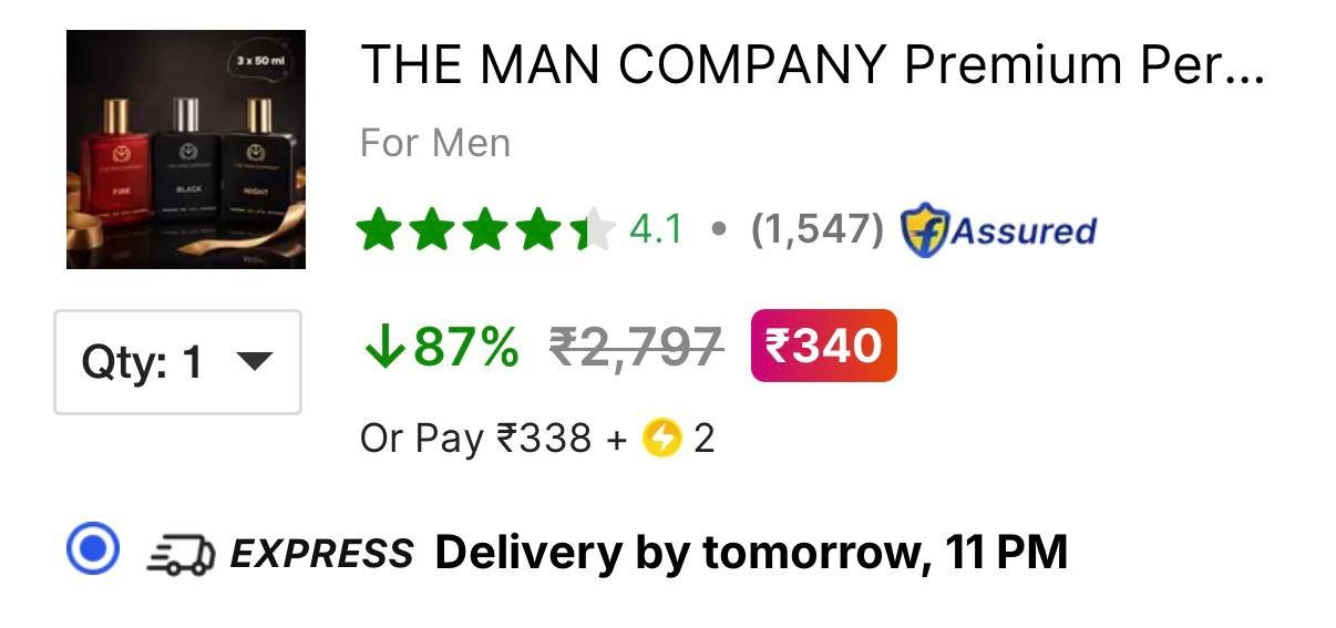 Tmc Perfume Combo (3 X 50ml) 340