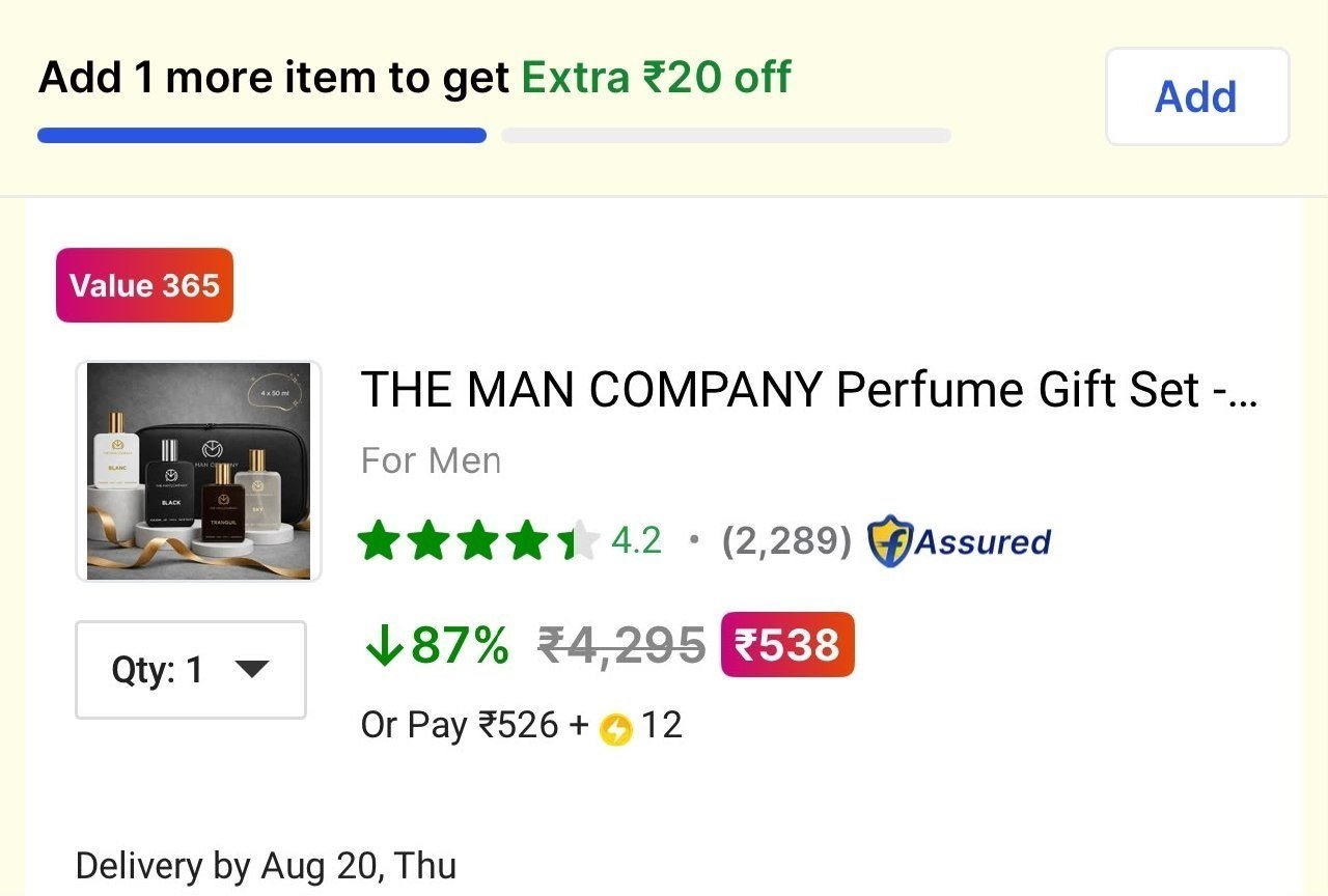 Tmc Perfume Gift Set Of 4 538