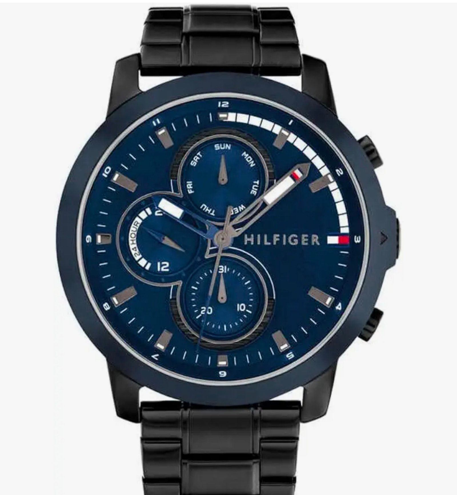Tommy Hilfiger Blue Dial Quartz Analog With Date W