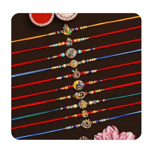 Tonkwalas Combo Of 10 Rakhi Set For Brother W