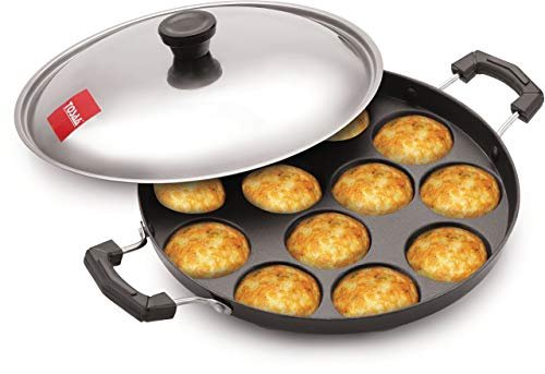 Tosaa Aluminium 12 Cavity Appam Patra Paniyar